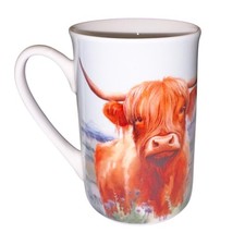 Highland Kuh Becher Porzellan