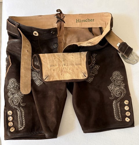 Trachtenlederhose braun der - braun,