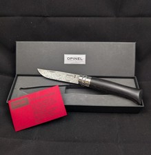 Opinel No 8 ABRACADAMAS Damasteel Damast Damascus Ebenholz Ebony Klappmesser OVP