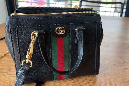 Gucci ophedia leder schwarz - gucci,