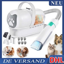 Schermaschine mit Staubsauger, Haustier Pflegeset 99% Tierhaare Hund Katze
