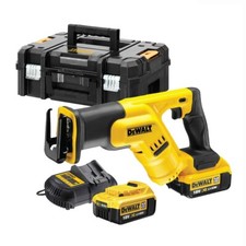 DeWALT DCS387M2 Akku Säbelsäge/Motorfuchsschwanz mit 2x 18V 4Ah Akkus, Schnellla