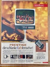 Nordmende Prestige Der schlanke Farbfernseher 1971 Vintage Ad Werbung Reklame