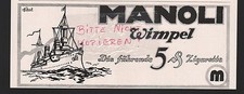 BERLIN, Werbung 1915, Manoli AG Sobranje Tabak Bulgarien Zigaretten Wimpel