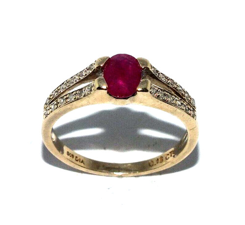 Damen karat gelbgoldring mit - karat,