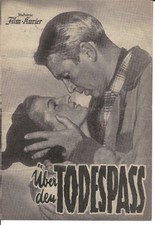 Filmprogramm - Film-Kurier - Western - Über den Todespass - James Stewart