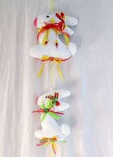  Handgefertigte Girlande Hasen