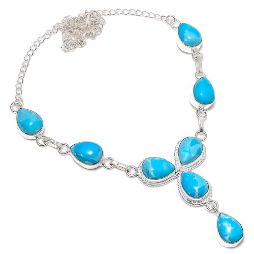 Handgefertigte blaue larimar - handgefertigte,