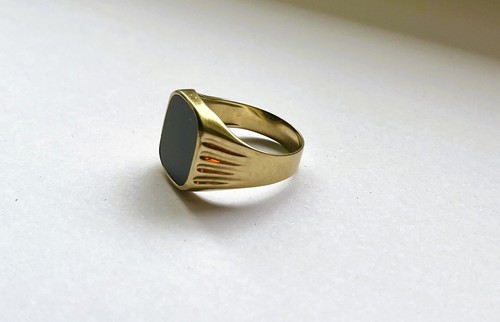 Siegelring gold 333 mit - gold,
