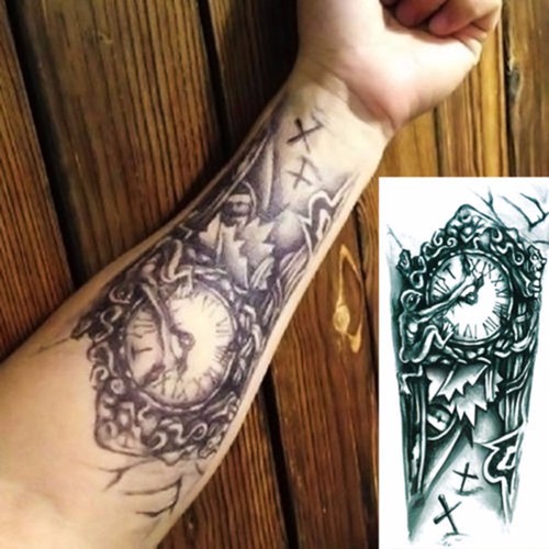 Uhr arm einmal tattoos - uhr,