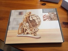 3D Holzpuzzle Globus..Neu