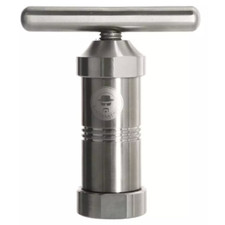 Heisenberg Edelstahl Pollenpresse Ø 34 mm * Pollen Grow Tabak Presse 