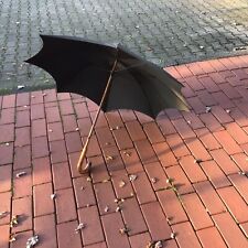 Regenschirm um 1920 mit Holzgriff alt antik #244262