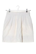 JEAN-LOUIS SCHERRER High Waist Rock Damen Rock Gr. DE 38 wollweiß