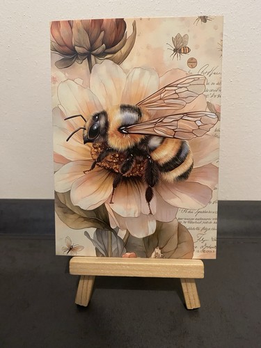 Postkarte motivkarte hummel - postkarte, motivkarte,