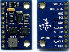 GY-80 9-Axis IMU-Magnetic-Acceleration-Gyroscope-Atmospheric Module