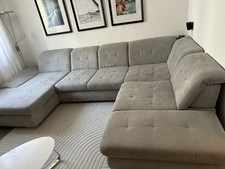 Wohnlandschaft U Form mit Schlaffunktion XXL