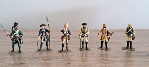 Zinn figuren bemalt konvolut - zinn,