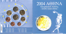 Griechenland KMS 2004 Olympiade 0,01-0,50 2002, 1€ 2004, 2€ So-Münze Diskus 2004