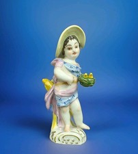 K1958 KPM Berlin Figur, Kind mit Vogelnest, H=12cm, 1.Wahl