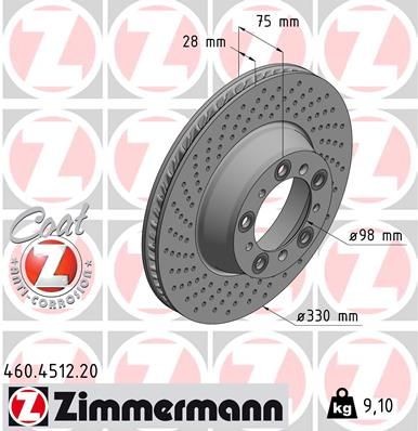 Zimmermann bremsscheibe - zimmermann,