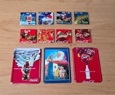 Coca-Cola   Christmas-Collection  8  Kühlschrank-Magnete plus 3  Blechschilder