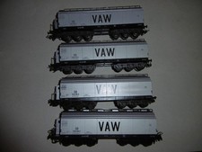 Liliput Tonerdewagen der DB, 6-achsig, silber, 6 x 240, Gleichstrom, Spur H0