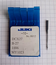 Juki Overlock Rundkolbennadeln DCX27 B-27 1886 MY 1023 Stärke 80/12 10 Stück
