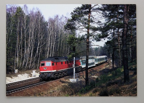 Postkarte diesellokomotive - -,