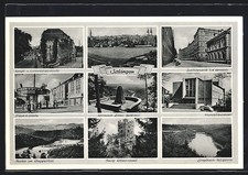 AK Solingen, Zwillingswerk J. A. Henckels, Burg Hohenscheid, Sengbach-Talsperre 