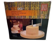 NATura Käsehobel Holz Käseschneider Tête de Moine Beige 29cm Neu