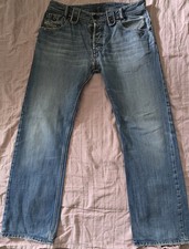 Diesel Larkee Herren Jeans W34 L32 Regular Straight Blau