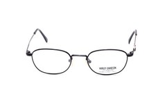 Harley Davidson Titanium Brille Fassung Schwarz Metall Herren HD78 48-20 mm B1