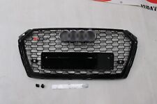 Für Audi A4 B9 2015-2019 Wabengrill Grill RS4 Black Quattro Style