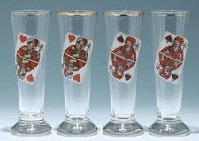 4 Biergläser mit