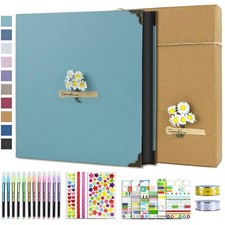 Fotoalbum 30x30cm,Bastelalbum,DIY Scrapbook,Fotos,Geschenk,Geburtstag