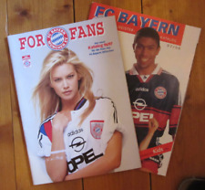 Offizieller Fan Katalog 96/97 und 97/98 des FC Bayern München, gut erhalten