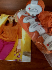 WOLLPAKET 450 Gramm  Bändchen zum Stricken- GEDIFRA. Fashion Time  *NEU
