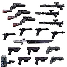 17er Set Mandalorianer Blaster Waffen passend für LEGO® Star Wars Figuren