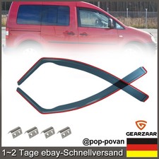 Windabweiser für VW CADDY 3 III 2-türer 2004-heute 2-tlg dunkel Regenabweiser DE