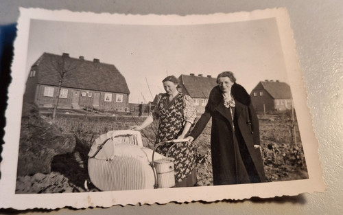 Altes foto vintage - foto, zwei
