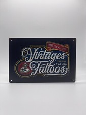 Blechschild Vintage Tattoos