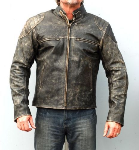 Herren motorrad distressed - motorrad,