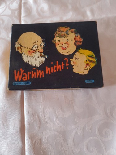 Altes kartenspiel warum - kartenspiel, "warum