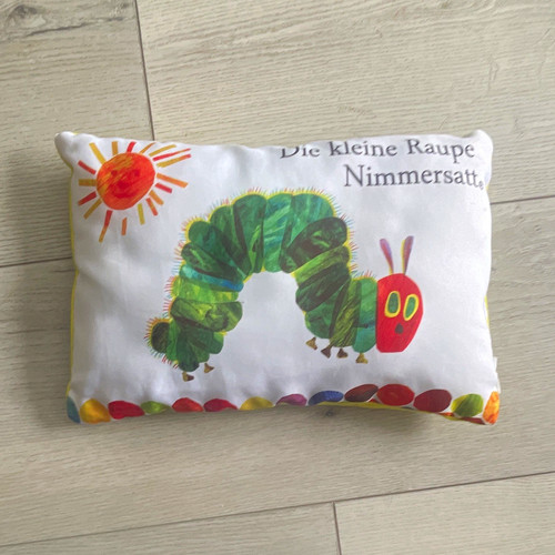 Kissen raupe nimmersatt - kissen,