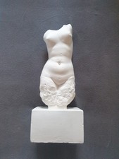  Torso Weiblich 30 cm  Büste Gips 