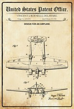 Blechschild 20x30 US Patent