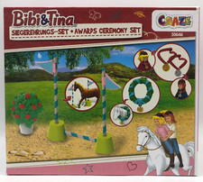 Craze 30646 Bibi und Tina Siegerehrungs-Set | mit Medaillen Siegeskranz und mehr