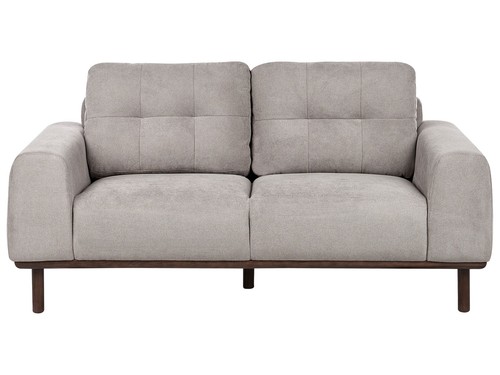 Stoffsofa 2er sitz hellgrau - stoffsofa,