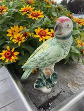 Wagner&Apel Porzellan Figur Ara Papagei grün H22cm